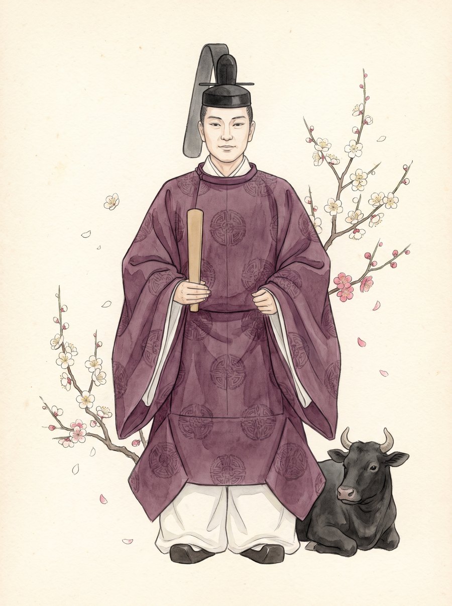 菅原道真公のイメージイラスト