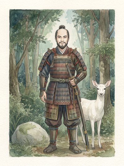 武甕槌命のイメージイラスト