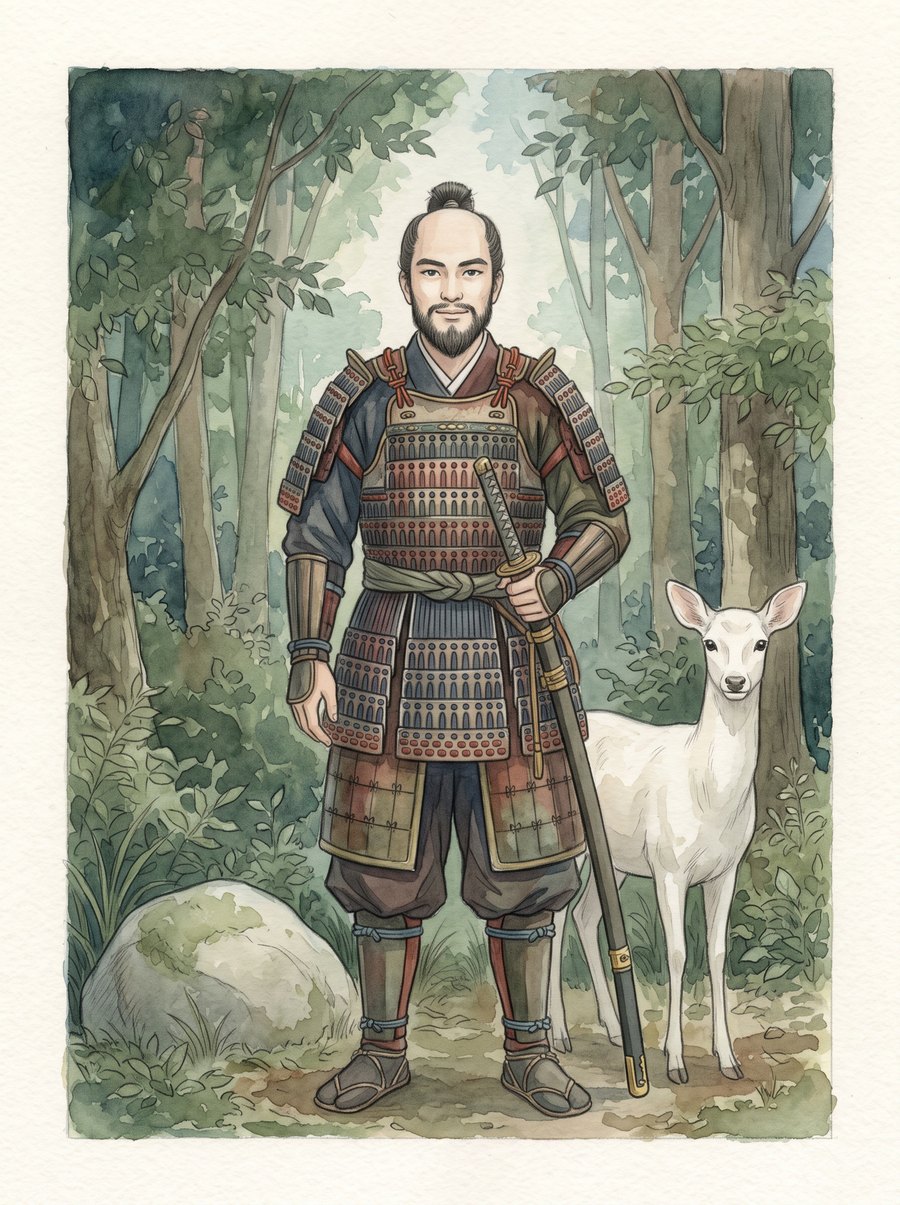 武甕槌命のイメージイラスト