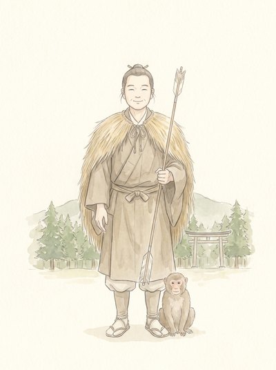 大山咋神のイメージイラスト