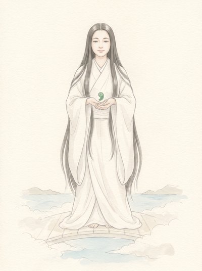 伊邪那美命のイメージイラスト