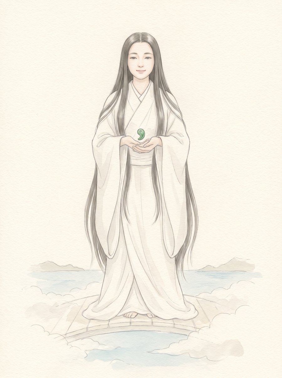 伊邪那美命のイメージイラスト