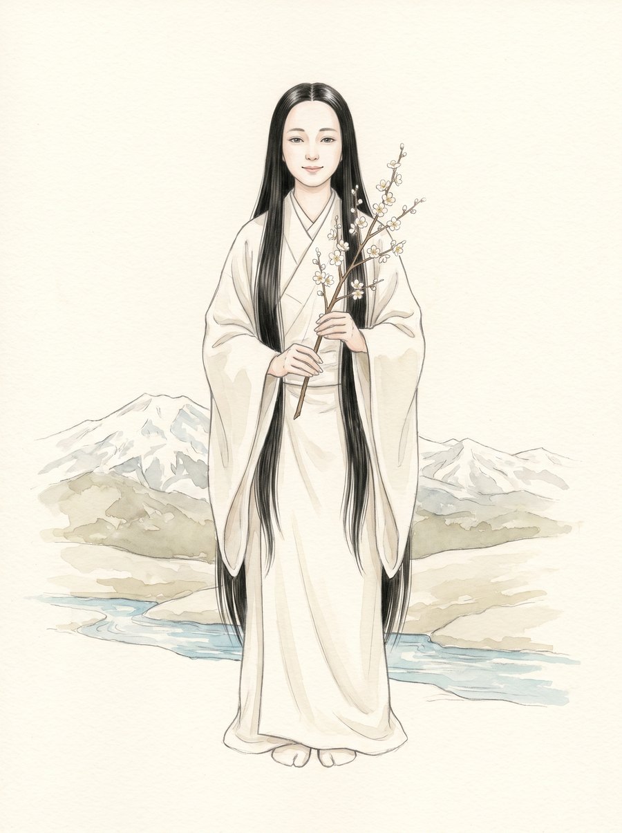 菊理媛神のイメージイラスト