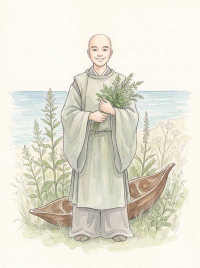 少彦名命のイメージイラスト
