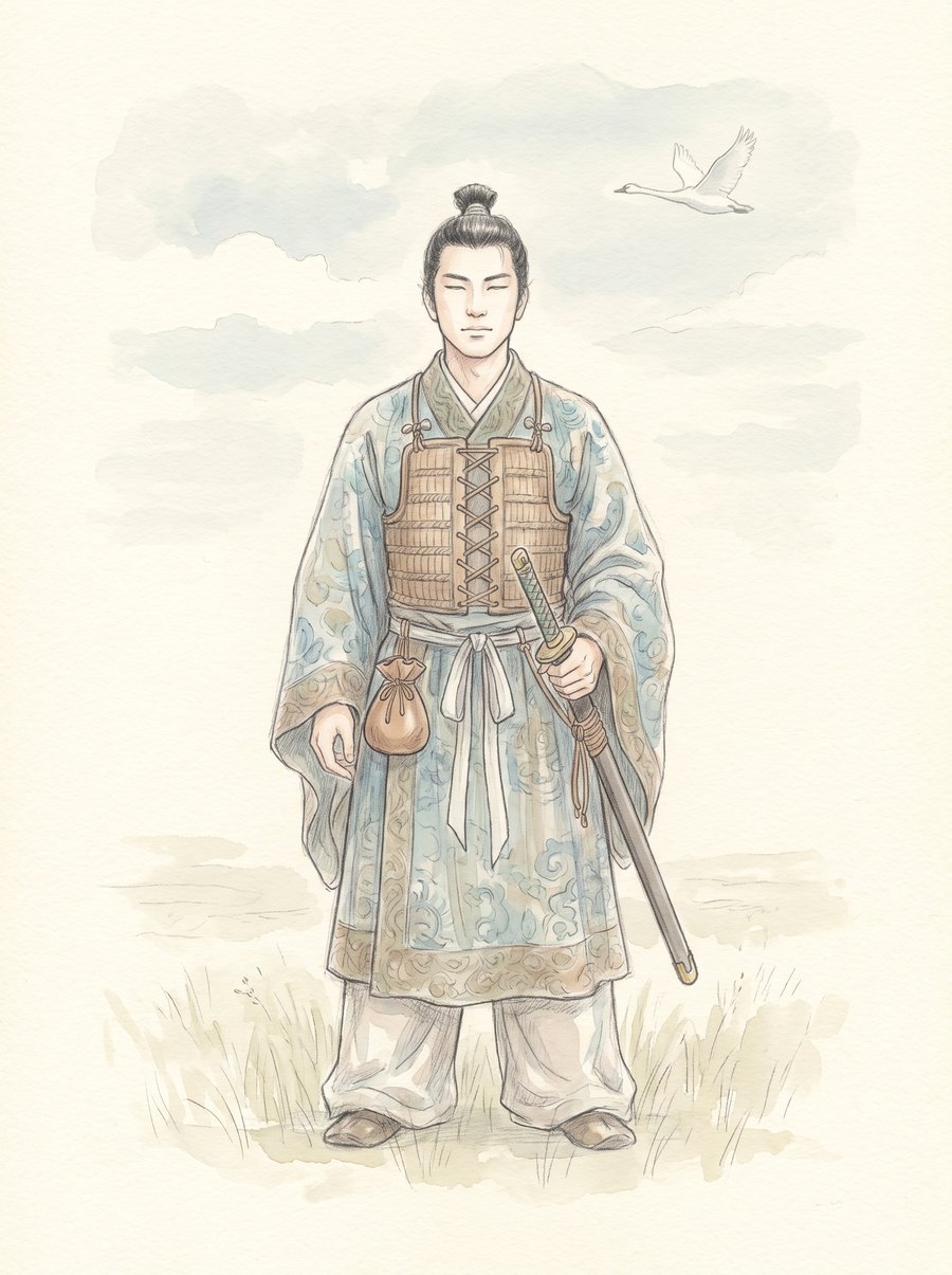 日本武尊のイメージイラスト