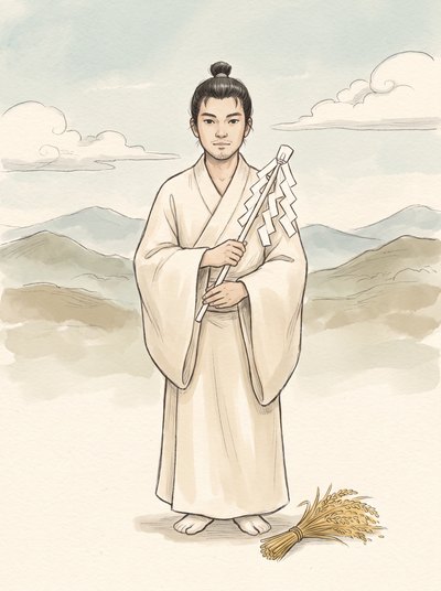 天穂日命のイメージイラスト