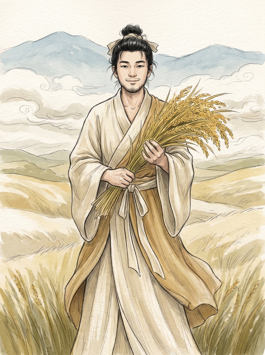 天忍穂耳命のイメージイラスト