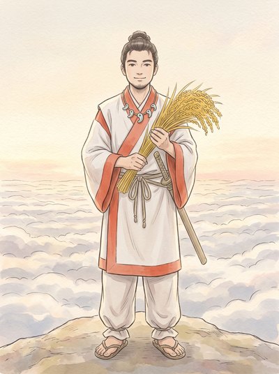 瓊瓊杵尊のイメージイラスト