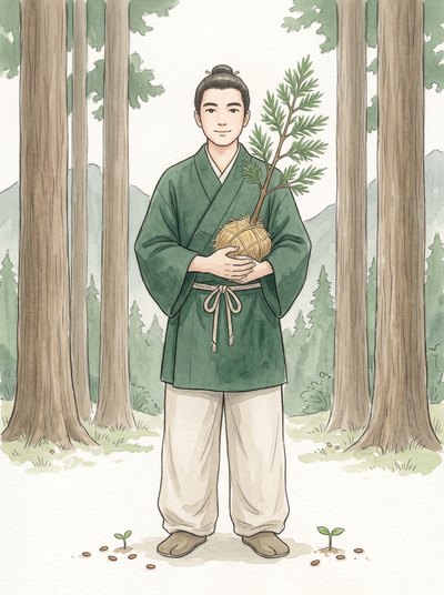 五十猛命のイメージイラスト