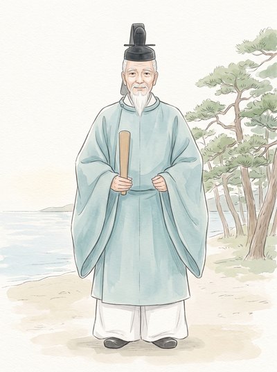 武内宿禰のイメージイラスト