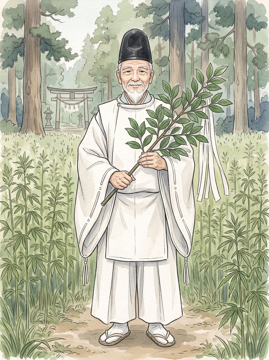 天太玉命のイメージイラスト