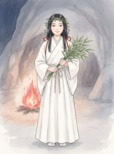 天鈿女命のイメージイラスト