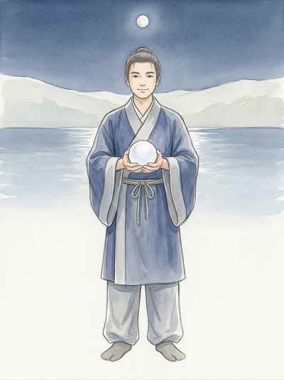 月読命のイメージイラスト