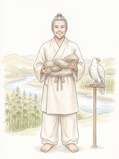 天日鷲命のイメージイラスト