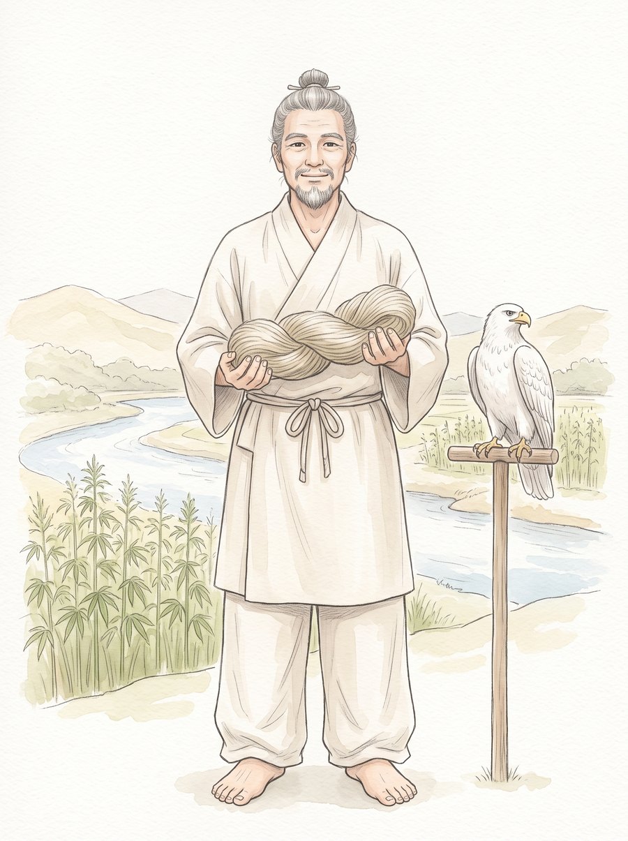 天日鷲命のイメージイラスト