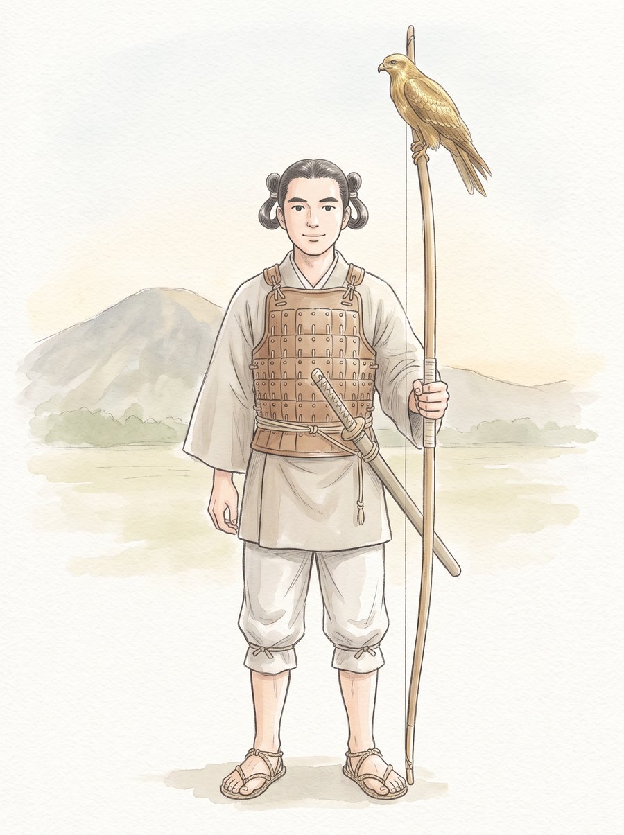 神武天皇のイメージイラスト