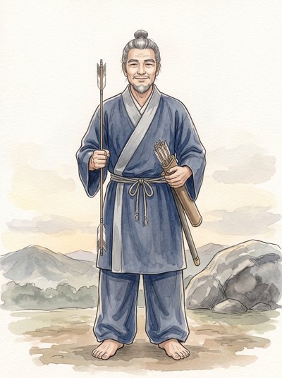 饒速日命のイメージイラスト