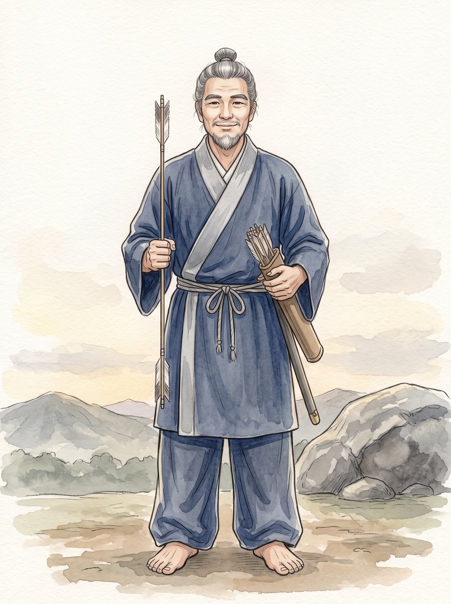 饒速日命のイメージイラスト