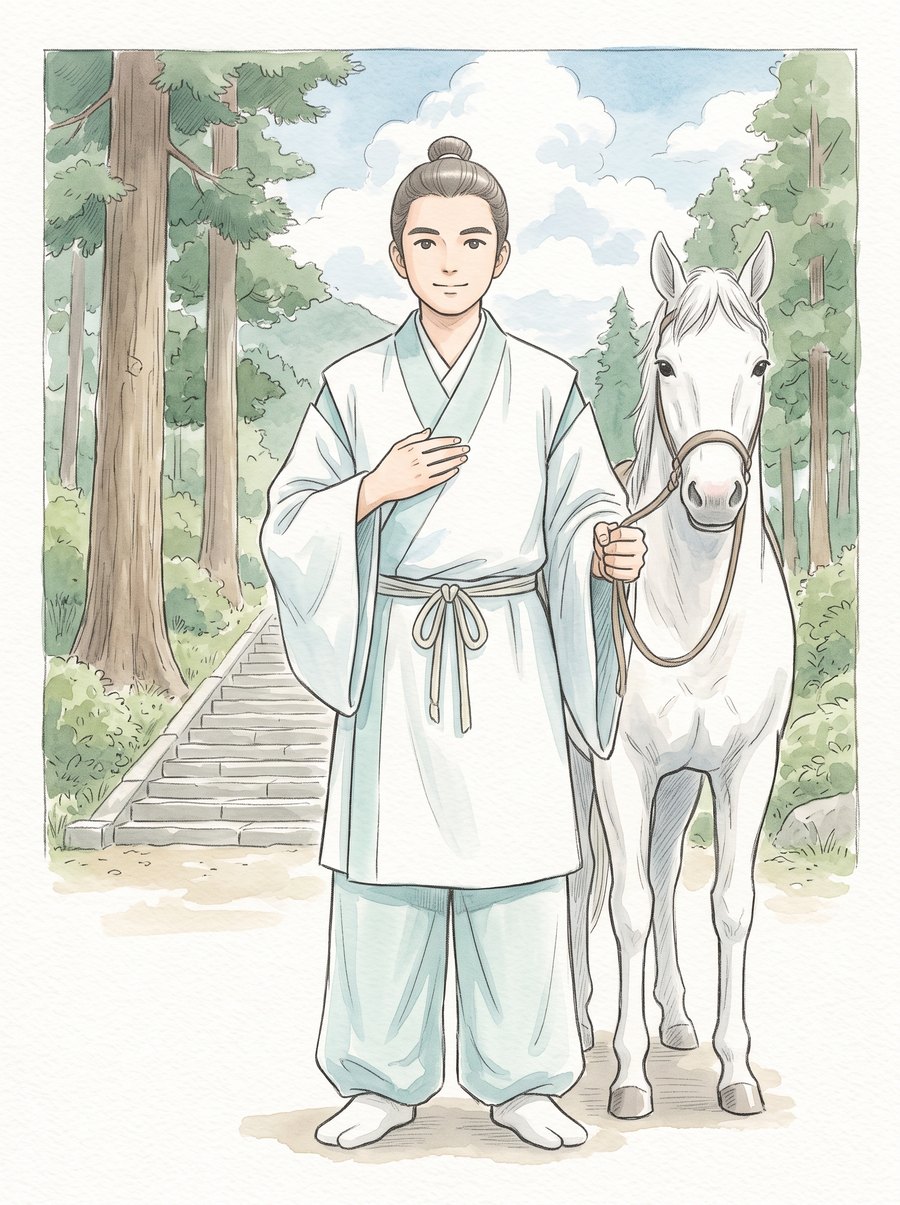 天津彦根命のイメージイラスト