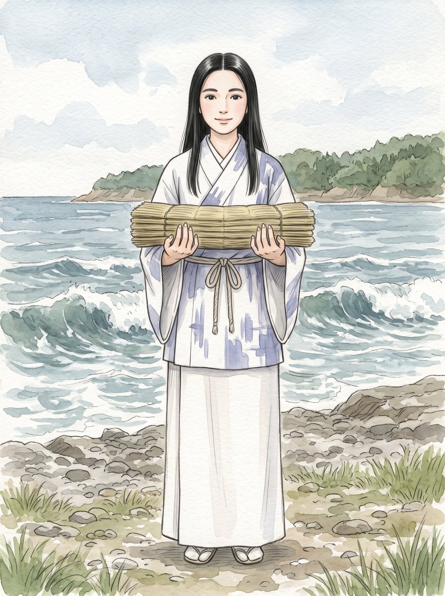 弟橘姫命のイメージイラスト
