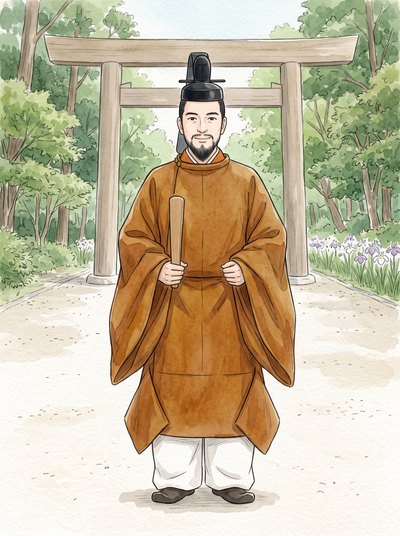 明治天皇のイメージイラスト