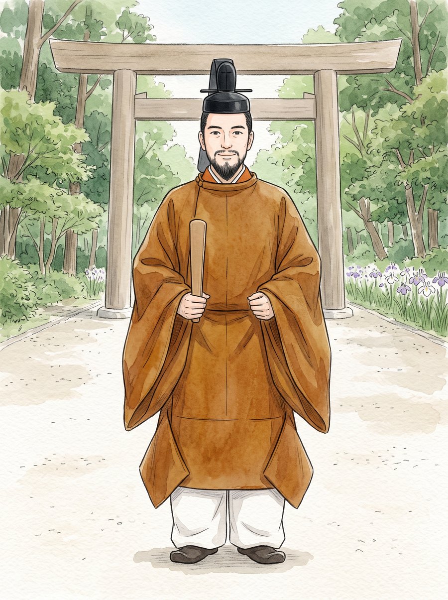 明治天皇のイメージイラスト