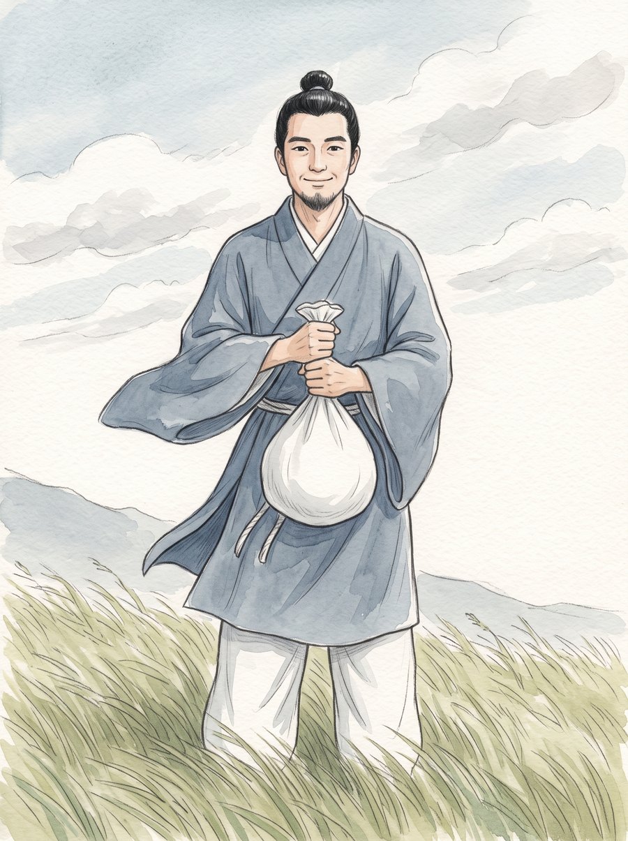 級長津彦命のイメージイラスト