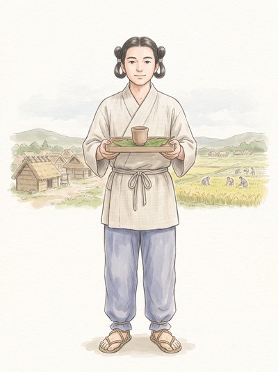 神八井耳命のイメージイラスト