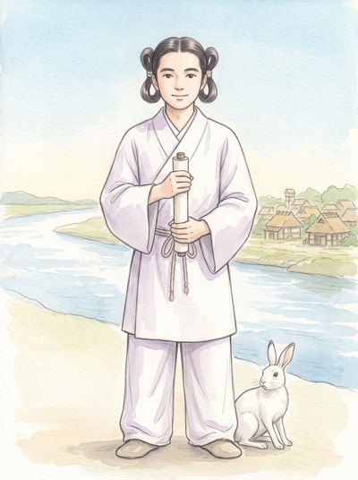 菟道稚郎子命のイメージイラスト