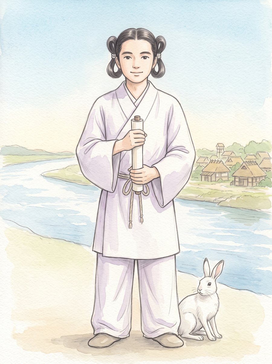 菟道稚郎子命のイメージイラスト