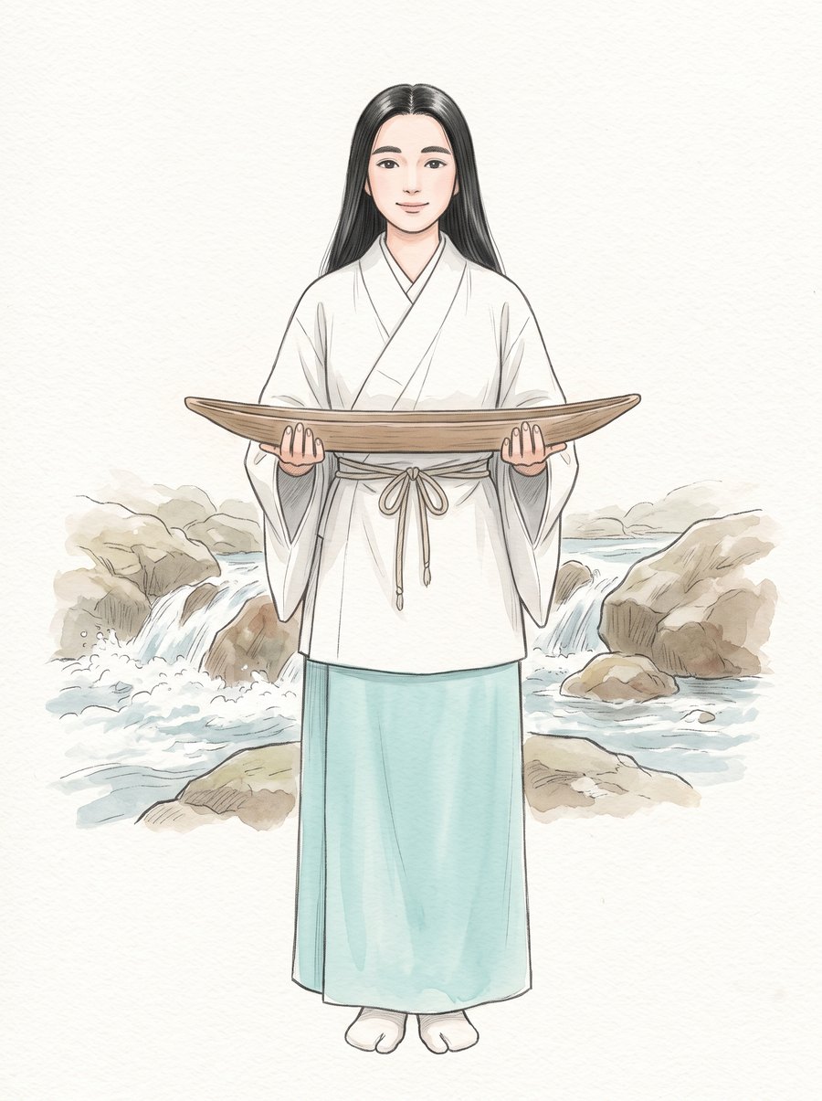 瀬織津姫神のイメージイラスト