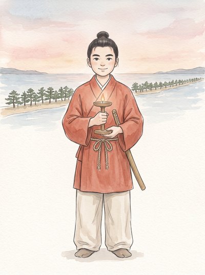 天火明命のイメージイラスト
