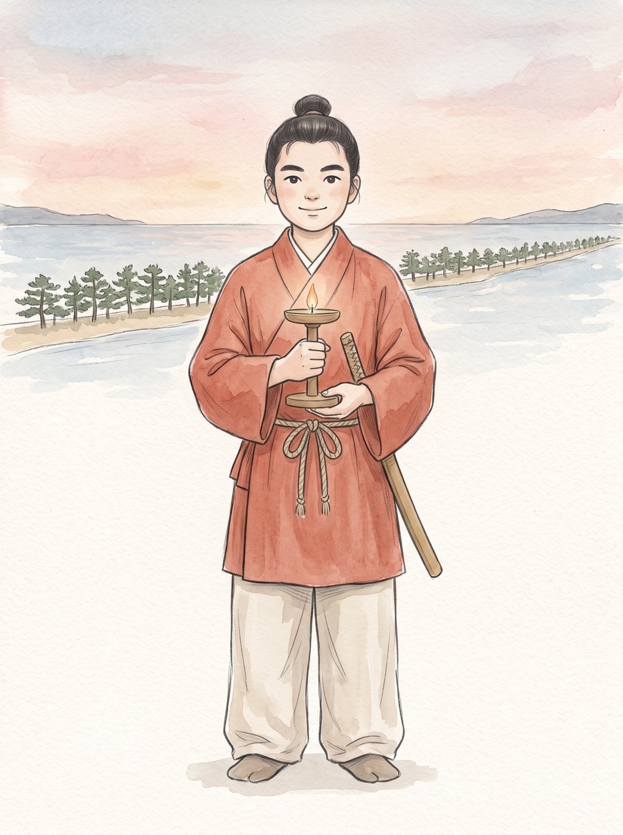 天火明命のイメージイラスト