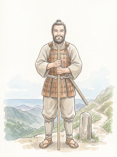 大彦命のイメージイラスト